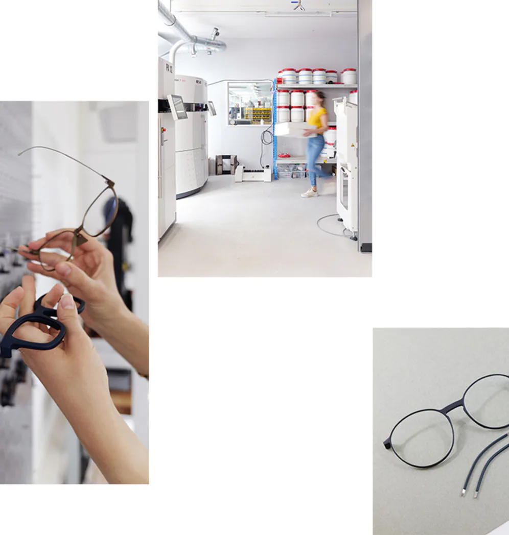 Götti frames being made in the workshop