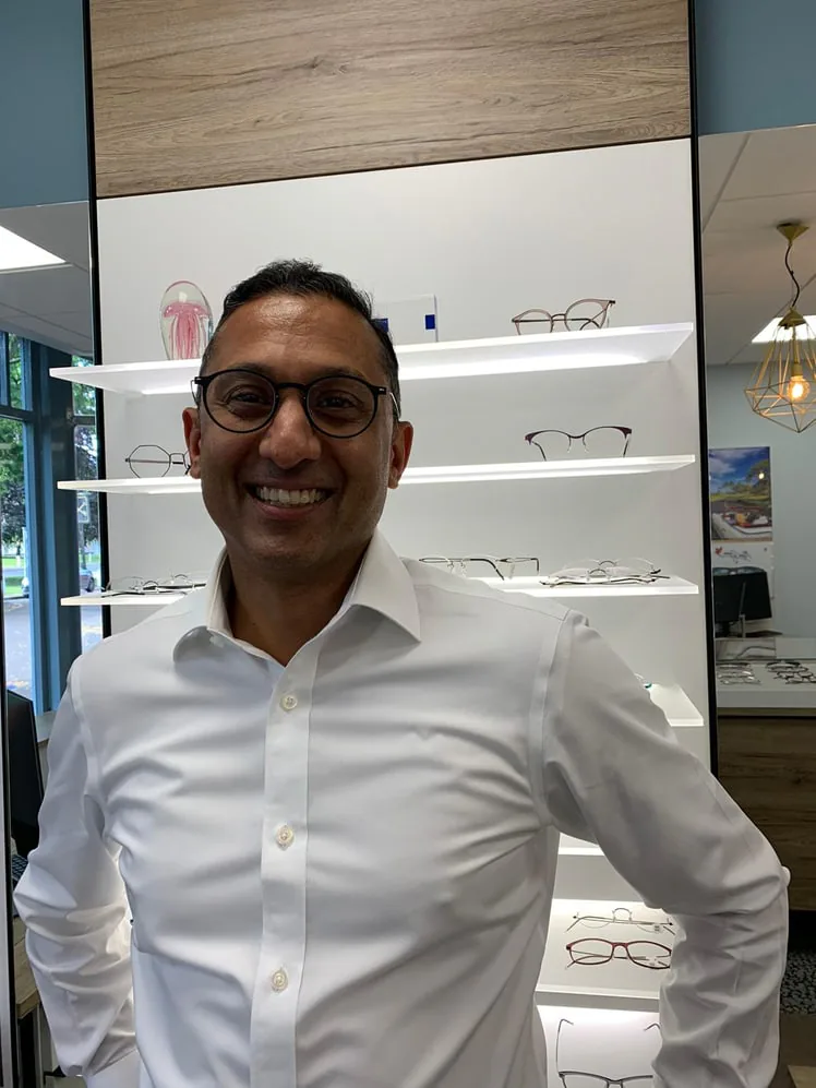Dawood wearing Lindberg n.o.w.